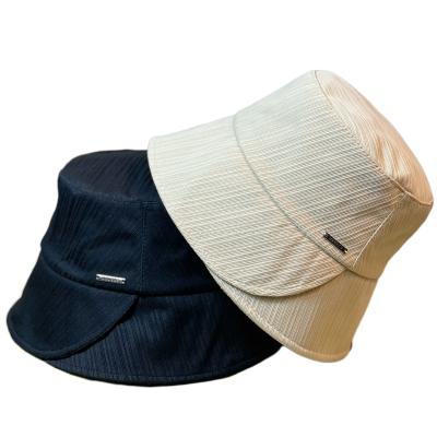 China High Quality Simple Style Design Autumn Sunshade Bucket Hat Split Summer Spring Sun Protection Fisherman Hat Women's Casual Pot Hat for sale