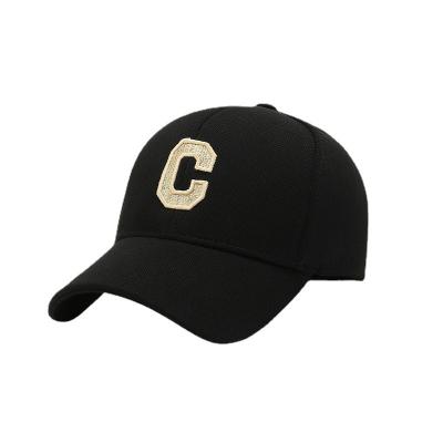 China Letter C COMMON fashionable baseball cap embroidery baseball cap All-match casual sunshade hat outside travel sports hat for sale