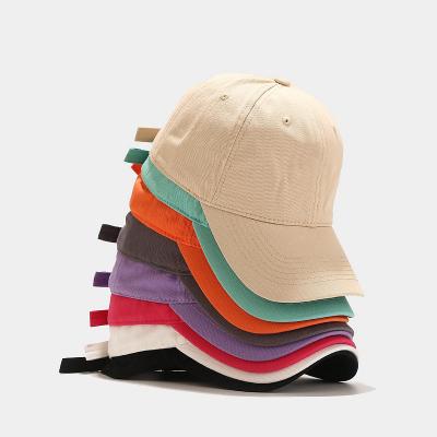 China COMMON Wholesale Custom Base Panel Breathable Solid Color Baseball Cap Light Outside Sports Sunshade Travel Baseball Hat for sale