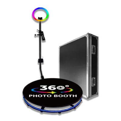 China Parts Latest 360 Degree Rotation 360 Auto Photo Booth Light Fill Camera Machine Portable Video Free Selfie Accessories for sale