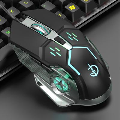 China Anti-drop Factory Price 3200DPI Game Mouse 7D USB LED Gaming Mouse Hot Selling Optical Cable High Quality Gamer For Promotion Gift for sale