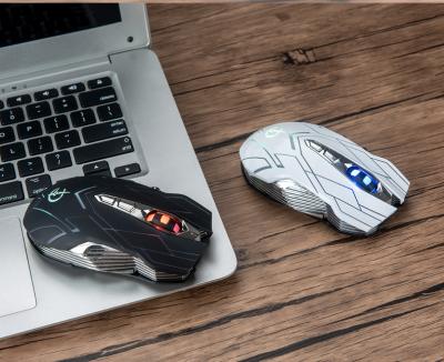 China Ergonomic 2.4Ghz Dual Mode Anti-drop Charging Wireless Mouse Two-in-one Portable Optical Mouse Desktop Gaming Mouse for sale