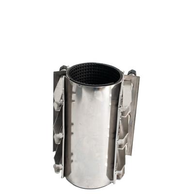 China Corrosion Resistant G Clamps Stainless Steel Double Pipe Clamp for sale