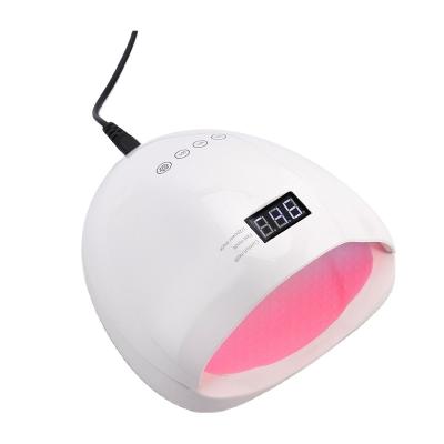 China New Design Portable Powerful Red Light 48W UVLED Hair Dryer Infrared Art Machine Nail Lamp for sale