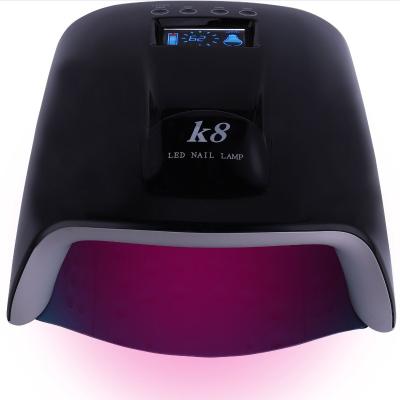 China For All 2021 New Arrival K8 Rechargeable Cordless Nail Gel Nail Lamp 60W LED Portable UV Nail Dryer for sale