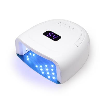 China ABS+S20 60W LED Design Art Metal Base UV Rechargeable Machine With Handle ABS Material Nail Lamp for sale