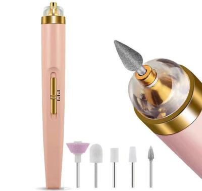 China With light 5 in 1professional category usb rechargeable nail machine best frosting price drill nail best a great gift for sale