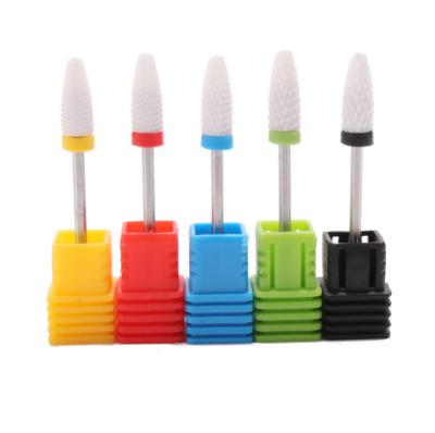 China Durable Professional Nail Umbrella Nail Drill Bit High Quality XF F M C XC Ceramic Nail Drill Bit Sets Various Colors Optional for sale