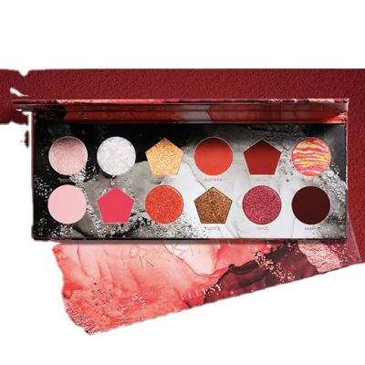 China New 12 Color Makeup Eyeshadow Waterproof Dream Palette Shimmer Matte High Pigmented Long Lasting Eyeshadow 2020 for sale