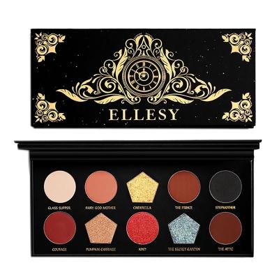 China Hot 10 Color Waterproof Eyeshadow Magic Palette With Instant Matte Palette Pearl Fine For Diary And Party Makeup for sale