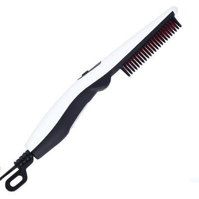 China Home Multifunctional Hair Comb Brush Beard Straightener Hair Straighten Electric Beard Straightening Fast Hair Comb Styler For Men for sale