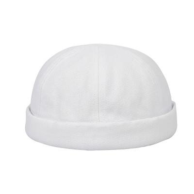 China COMMON best quality promotional privates customize best hat without tag hook and loop leather canvas docker brim without button for sale