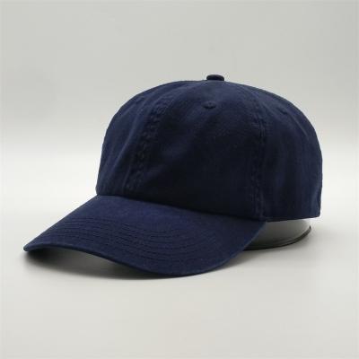 China OEM Unstructured Men's Baseball Caps Flex Fit Blank Washed Vintage Dad Dadly Dad Hats Cotton Twill JOINT Navy for sale