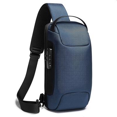 China With USB 2023 Waterproof High Quality Cross - Body Bags Trunk Bag Men Messenger Sling Bags For Men Custom for sale