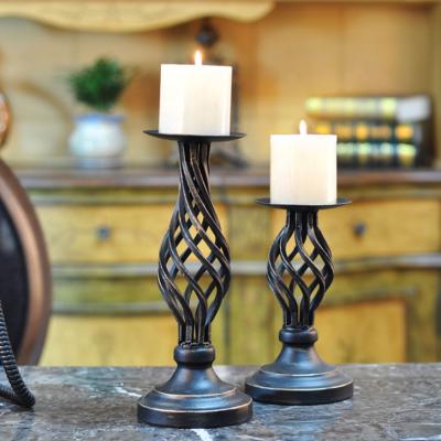 China Decorativenordicweddings Christmas Metal Pillar Candle Lanterns Northern Europe And Candle Jars Other Candle Holder for sale