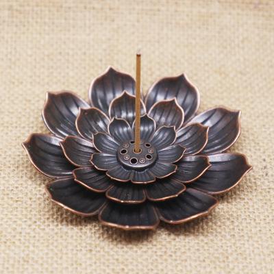 China Japanese Incense Stick Lotus Incense Lotus Incense Holder Household Buddha Worship Porous Zen Censer for sale