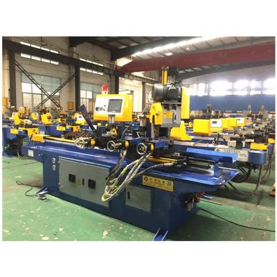 China Building material shops cnc automatic steel pipe cutting machine with automatic cutting angle adjusting at 45 degree and 90 degree for sale