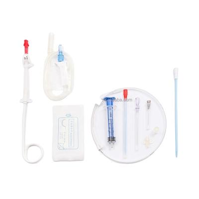 China Medical Disposable Medical Thoracic Catheter Kit CE Medical Disposable Hospital Abdomen ISO Braid Tube Straight Set for sale