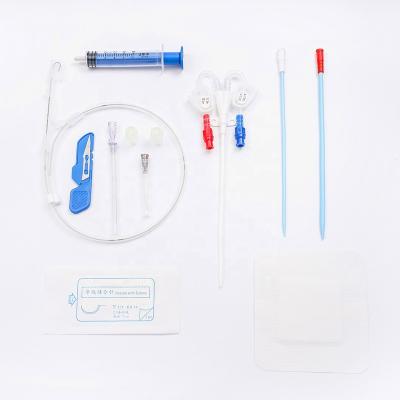 China Disposable Medical Treatment Hemodialysis Catheter Dialysis Catheter Set for sale