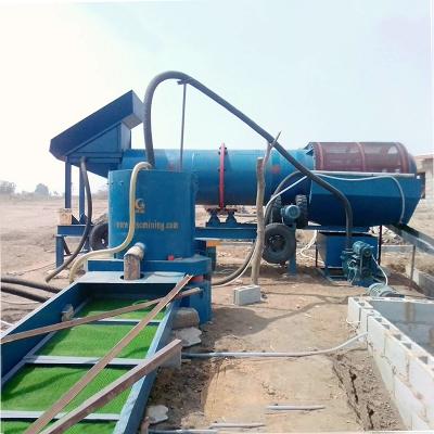 China Popular Africa Placer Gold Mining Sand Mining Equipment Small Scale Alluvial Gold for sale