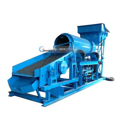 China Gold factory 200TPH gold trommel separate washing drum rotary dust scrubber for sale for sale