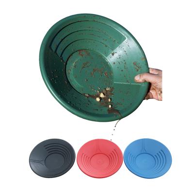 China River Alluvial / Sand / Gold Filtering Plastic River Gold Dig Pan For Placer Mining for sale