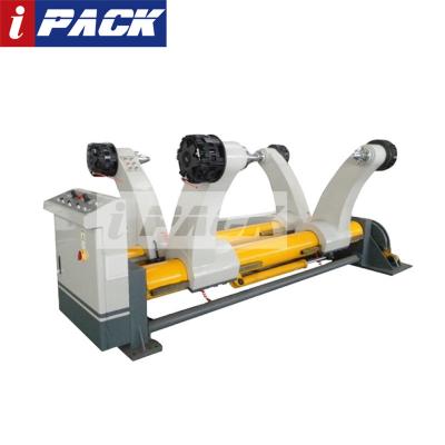 China Tension control: adopting pneumatic hot sales IPACK supplier hydraulic brake type mill roll stand for corrugated carton production line for sale