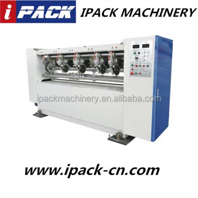 China CLOTHING Thin Blade Slitting Score Machine Slitting And Creasing Machine For Corrugated Cardboard for sale