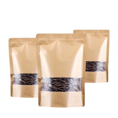 China Product Packing Factory Supply Multi Functions Anti-Breakage Leaking Stand-Up Kraft Paper Bag for sale