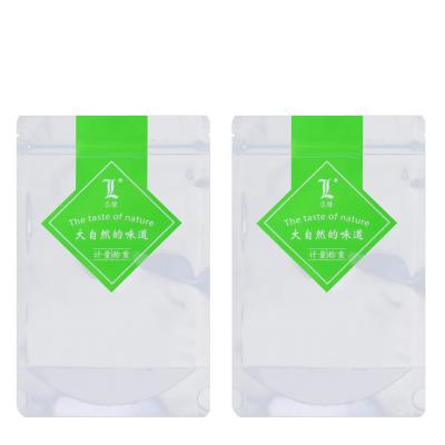 China Thick Self-Standing Moisture-Proof Transparent Sealing Bags Tea Dry Goods Product Packing Bags Food Packing Self-Seal Bags for sale