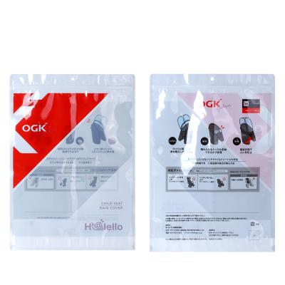 China Large Transparent Product Color Printing Window Packaging Bags Plastic Self Sealing Bags for sale