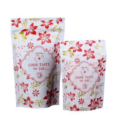 China Factory Recyclable Wholesale The Latest Design Color Window Floral Self Supporting Bag for sale