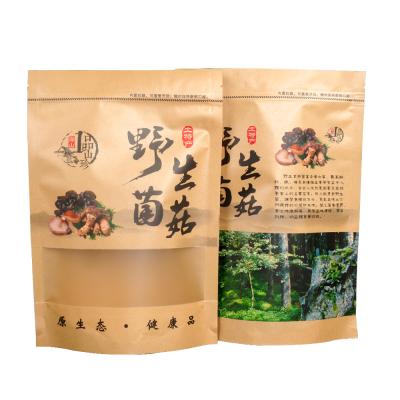 China Quality Certified Safe Wild Mushroom Wrapping Paper Food Grade Product Packaging Bag for sale