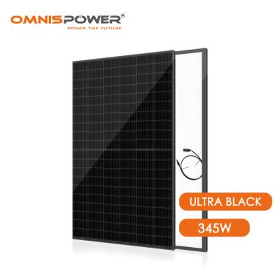 China 800w Ultra Black Solar Panel PV Module Sunway Solar Panel With Solar Cell Panel 158.75mmx158.75mm for sale