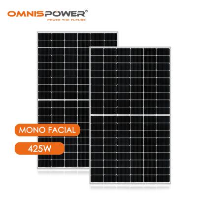 China 425 Watt Solar Solution For Home 500 Watt Solar Panel Europe Solar Panel Rotterdam Warehouse Omnis Running Power 182mmx182mm for sale