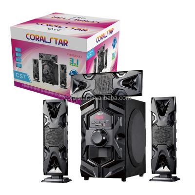 China 2021 High Quality New Arrival Plastic Home Theater With 3.1 Remote Speaker for sale