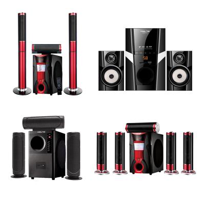 China Coralstar 5.1 wireless system speaker home theater system Subwoofer wooden box super bass speaker for sale