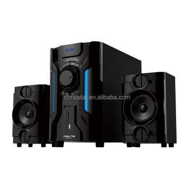 China good price plastic good quality home theater audio system 2.1 speaker for sale