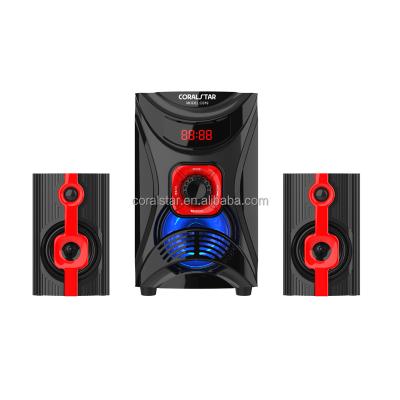 China Amazon Hot Sale Plastic 2.1 Home Theater Sound System DJ Speaker for sale