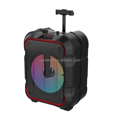 China New Models Wireless Speaker For 12 Inch Outdoor Trolley Speaker With LED Light for sale