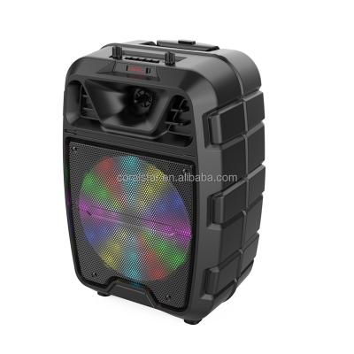 China Hot Selling PORTABLE Portable Trolley Speaker 8 Inch Player Karaoke Audio Speaker for sale