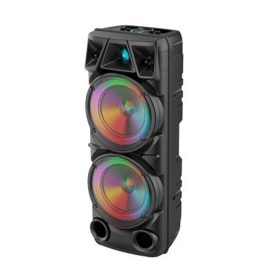 China Latest Dual Outdoor Portable 40w PORTABLE 8 Inch Speaker With Remote Control for sale