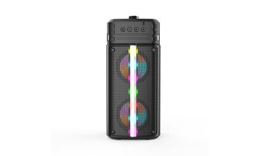 China Newest Wireless LED Light Subwoofer Sound Audio With Microphone Super Bass Speaker for sale