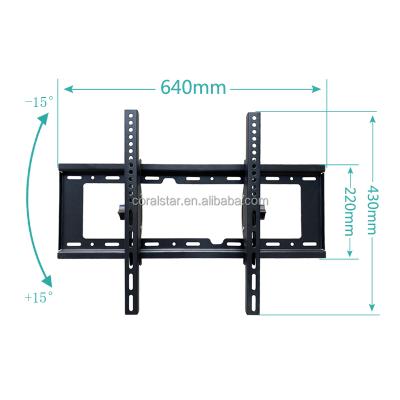 China OEM Available High Quality vesa 600x400 Plasma LCD Tilted TV Mount 32