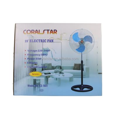 China Hotel Stand Fan Home Use 18 Inch Electric Fan for sale