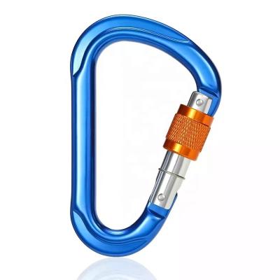 China Polished Carabiner Hook Aluminum Custom Clip Hook for General Industry for sale