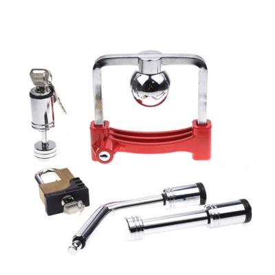 China Steel Zinc Alloy and Copper Trailer Locks for Universal Couplers Same Key Hitch Kit for sale