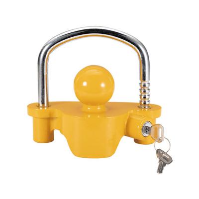 China Trailer Hitch Coupling Ball Lock with Steel Zinc Alloy Copper Finish Material for sale