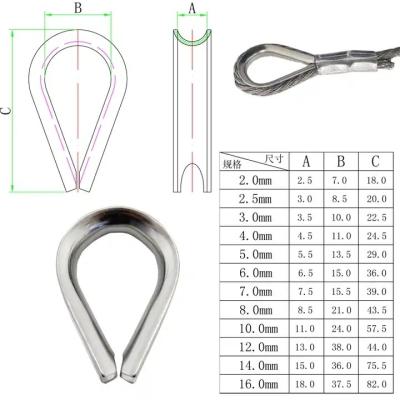 Chine Matériel pour bateaux, câble en acier inoxydable, câble en fil de fer, pouce avec coulée de précision à vendre