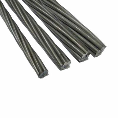 China 1*7 EHS 5/16'' Galvanized Steel Cable 7/2.64 mm Messenger Wire Guy Wire for Welding for sale